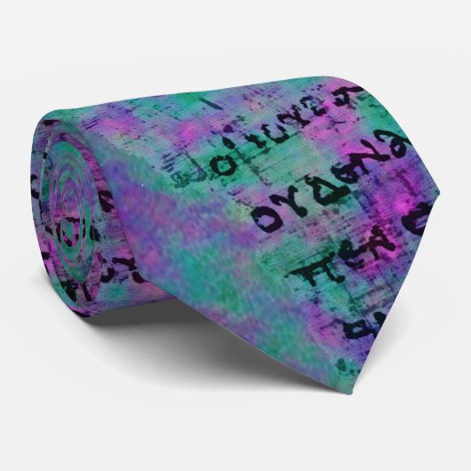 P52 Psychedelic Stropdas - Darker (Opgerold)