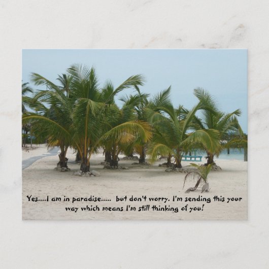 P6240208, ja...Ik ben in het paradijs....  maar ni Briefkaart (Voorkant)