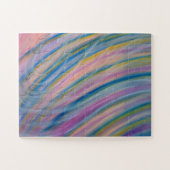 P6 Unieke Kleurrijke Abstracte Kunst Legpuzzel (Horizontaal)