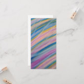 P6 Unique Colorful Abstract Art Kaart (Voorkant / Achterkant in situ)