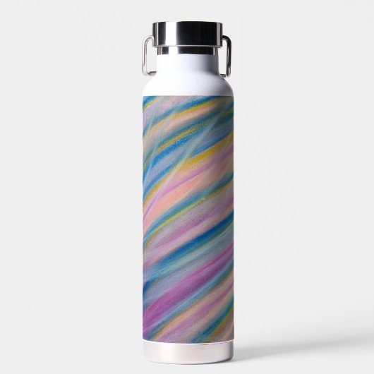 P6 Unique Colorful Abstract Art Waterfles (Voorkant)