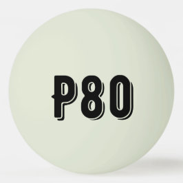 P80-monogrammed Sporty Pingpongbal