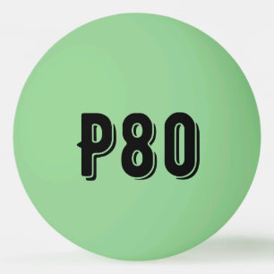 P80-monogrammed Sporty Pingpongbal