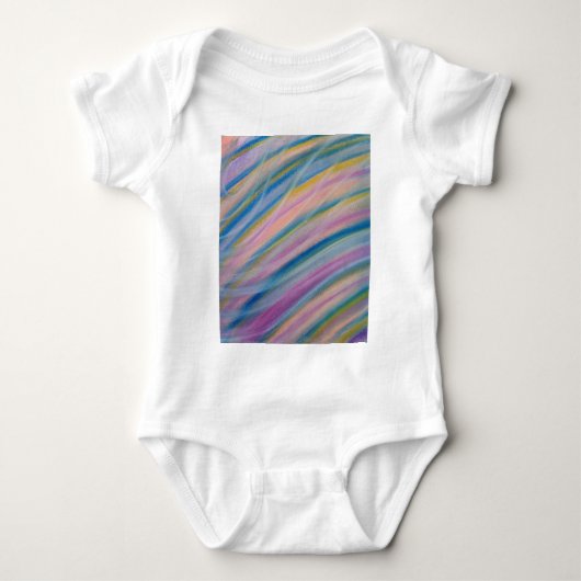 P8 Unieke Kleurrijke Abstracte Kunst Romper (Voorkant)