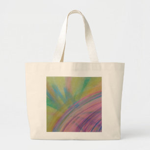 P9 Unieke Kleurrijke Abstracte Kunst Grote Tote Bag