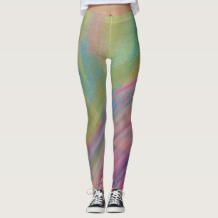 P9 Unieke Kleurrijke Abstracte Kunst Leggings