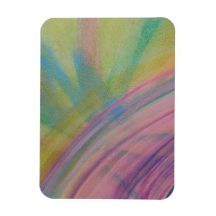 P9 Unieke Kleurrijke Abstracte Kunst Magneet