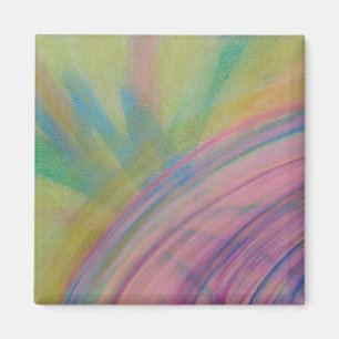 P9 Unieke Kleurrijke Abstracte Kunst Magneet