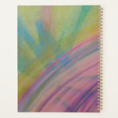 P9 Unieke Kleurrijke Abstracte Kunst Planner (Achterkant)