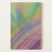 P9 Unieke Kleurrijke Abstracte Kunst Planner (Achterkant)