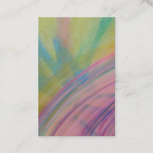 P9 Unieke Kleurrijke Abstracte Kunst Visitekaartje