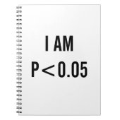 P < 0,05 I ben significant statistics wiskunde not Notitieboek (Voorkant)