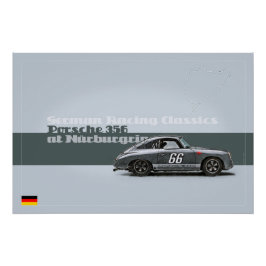 P 356 at the Nurburgring Perfect Poster