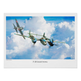 P-38稲妻 PERFECT POSTER