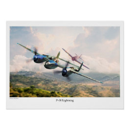 P-38稲妻 PERFECT POSTER