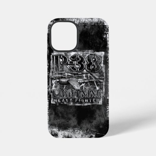 P-38 Bliksem iPhone Hoesje (Achterkant)