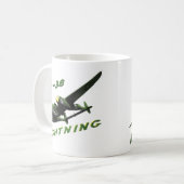 P-38 Bliksem Koffiemok (Voorkant links)