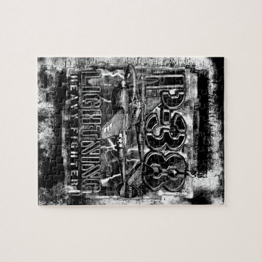 P-38 Bliksem Legpuzzel (Horizontaal)