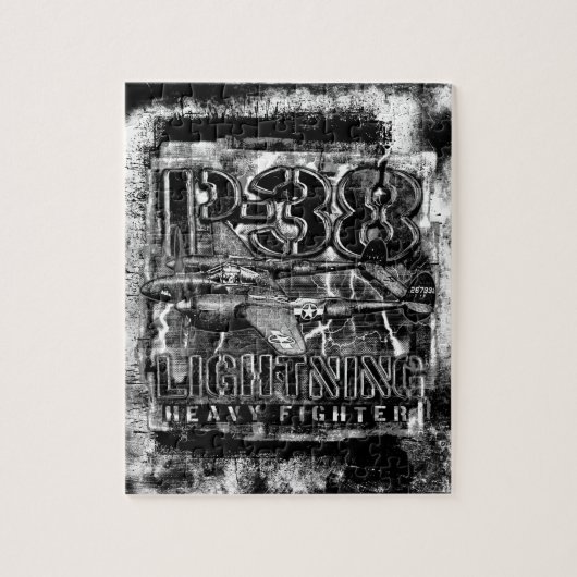 P-38 Bliksem Legpuzzel (Verticaal)