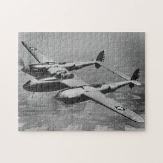 P-38 Bliksem-luchtfoto voor oorlogsgebruik Legpuzzel