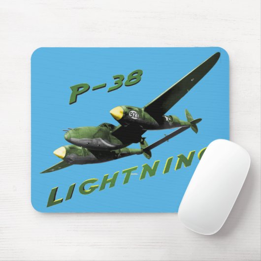 P-38 Bliksem Muismat (Met muis)