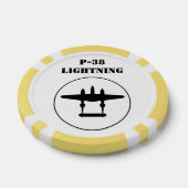 P-38 Bliksem Poker Chips (Enkel)
