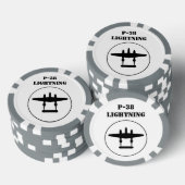 P-38 Bliksem Poker Chips (Opstapeling)