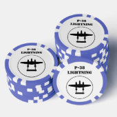 P-38 Bliksem Poker Chips (Opstapeling)