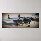 P-38 Bliksem Poster (Voorkant)