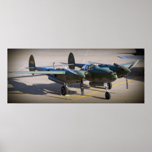 P-38 Bliksem Poster