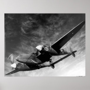 P-38 Bliksem Poster