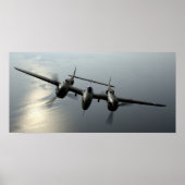 P-38 Bliksem Poster (Voorkant)