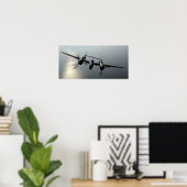 P-38 Bliksem Poster (Thuiskantoor)
