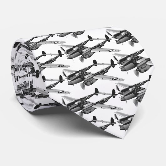 P-38 Bliksem Stropdas (Opgerold)