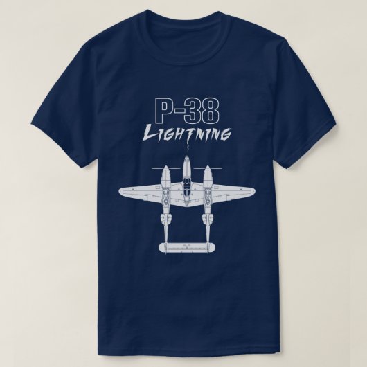 P-38 Bliksem T-shirt (Design voorkant)