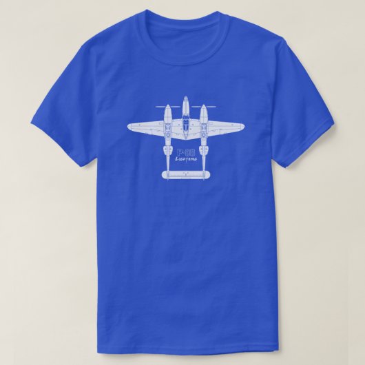 P-38 Bliksem T-shirt (Design voorkant)
