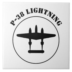 P-38 Bliksem Tegeltje