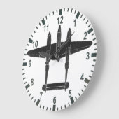 P-38 bliksemhoogtemeter grote klok (Hoek)