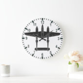 P-38 bliksemhoogtemeter grote klok (Huis)