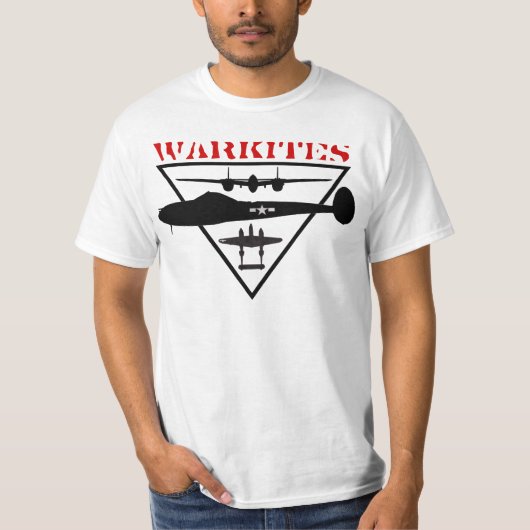p-38 bliksemketels t-shirt (Voorkant)
