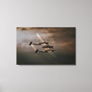 P-38 in de Pacific.jpg Canvas Afdruk