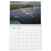 P-38 Lightning Authorized 2026 Calendar Kalender (Feb 2026)