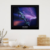 P-38 Lightning Fork-Tailed Devil Poster (Keuken)
