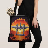 P-38 Lightning in het Pacifisch Theater Tote Bag (Dichtbij)
