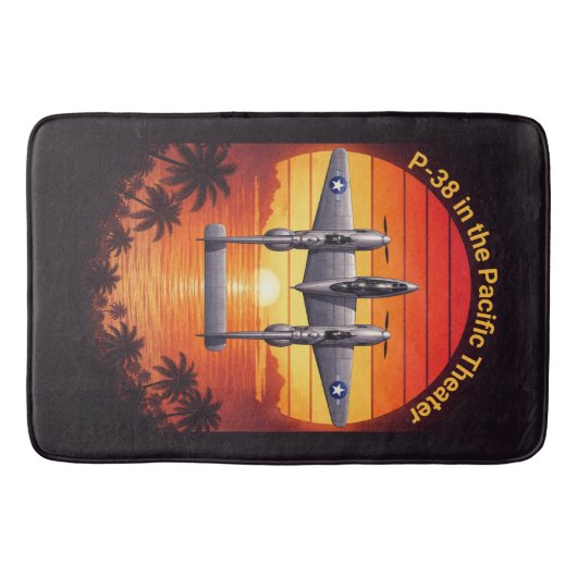 P-38 Lightning in the Pacific Badmat (Voorkant)