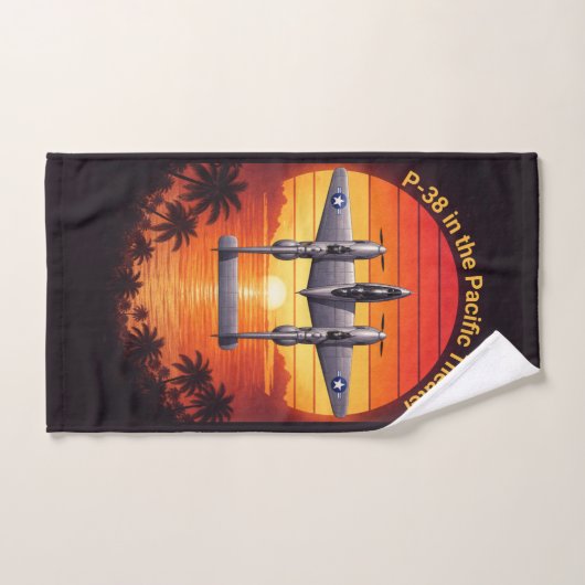 P-38 Lightning in the Pacific Handdoek (Handdoek)