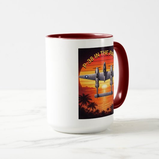 P-38 Lightning in the Pacific Theater Mok (Voorkant rechts)