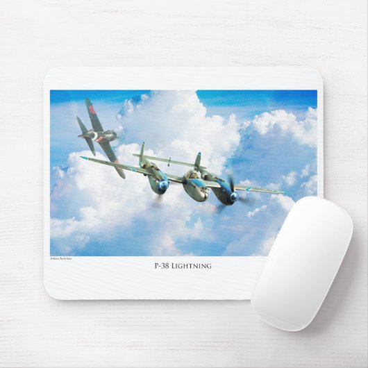 P-38 Lightning Muismat (Met muis)