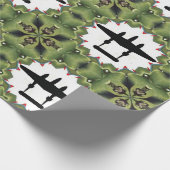 P-38 Lightning Silhouet Cadeaupapier (Hoek)