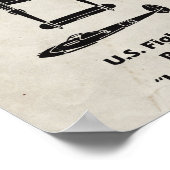 P-38 Lightning WWWII Airplane Poster (Hoek)